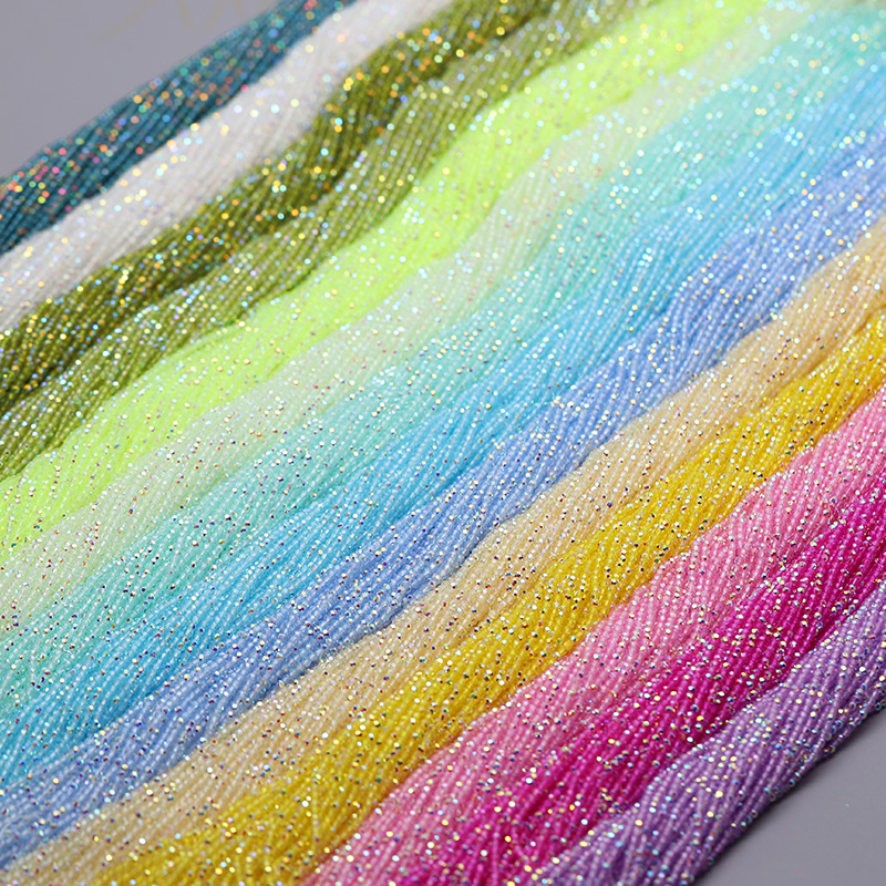 Glass Seed Beads 2Mm Jewelry Making - 2mm (2 strengen 370 stuks) Kleurrijke