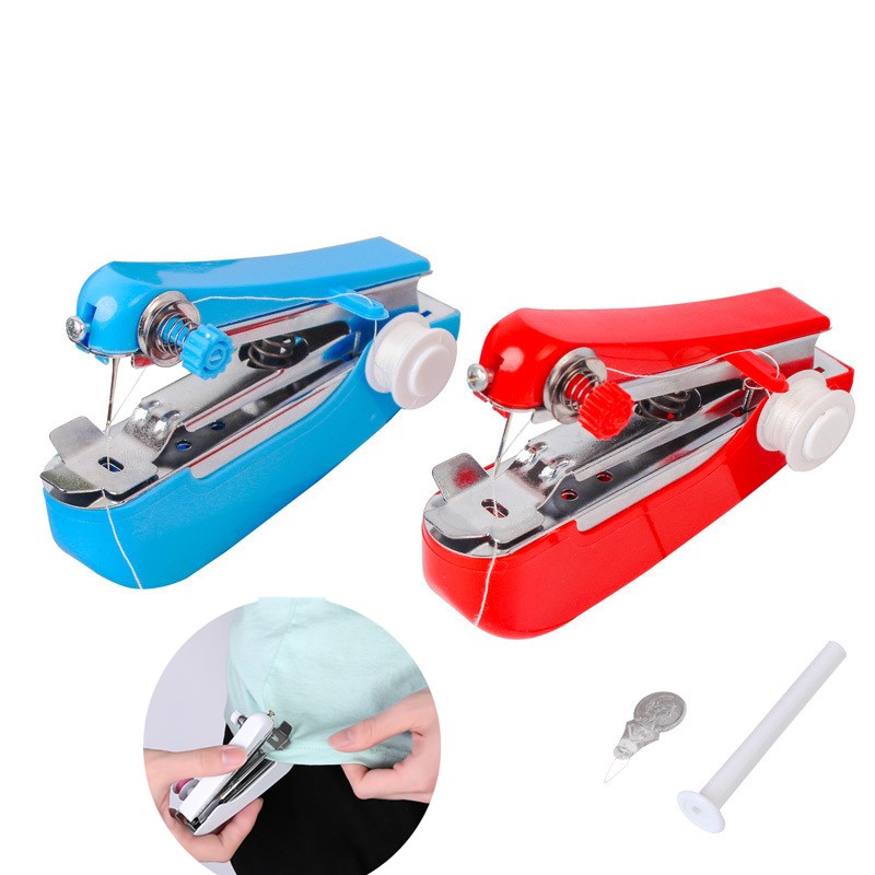 Mini Electric Sewing Machine Handheld - 1 stks Draagbare Mini Naaimachine Handmatig