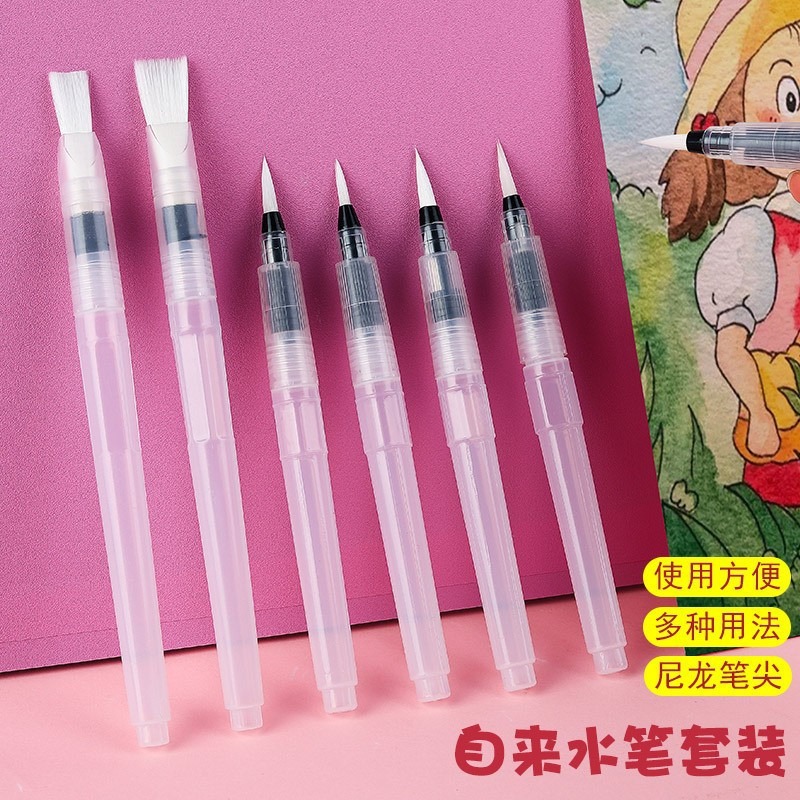 Watercolor Paint Set Solid Pigment - Kraanwaterpennenset Effen aquarelpigmentpen Beginners Hervulbare zachte