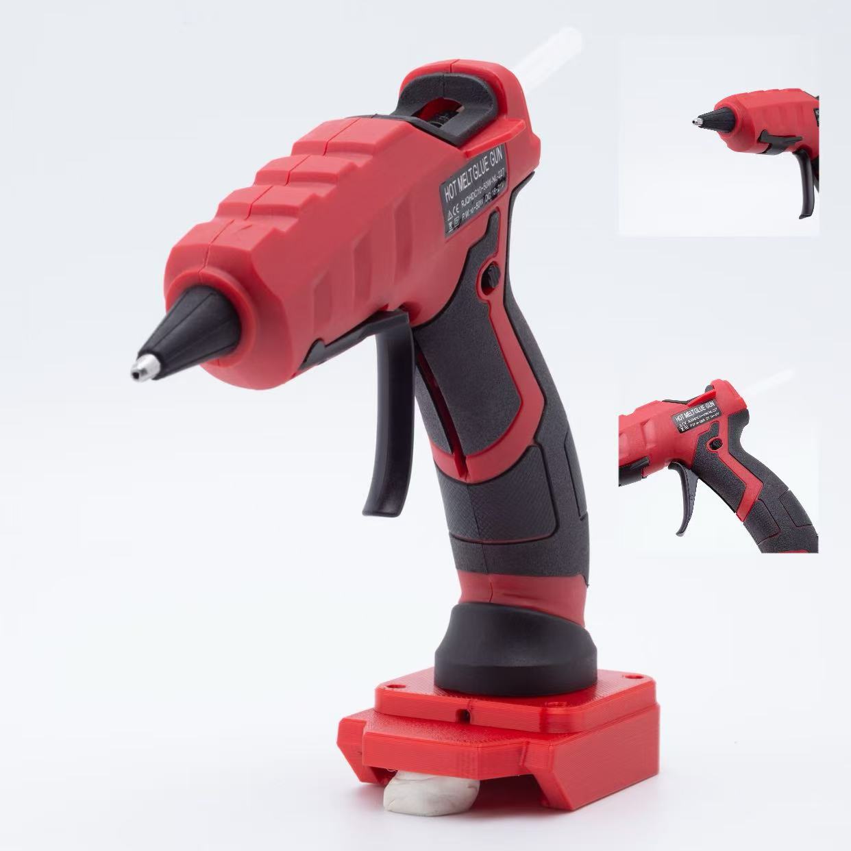 Hot Melt Glue Gun Cordless - Hete Lijmpistool 60W 7mm Draadloos Hete