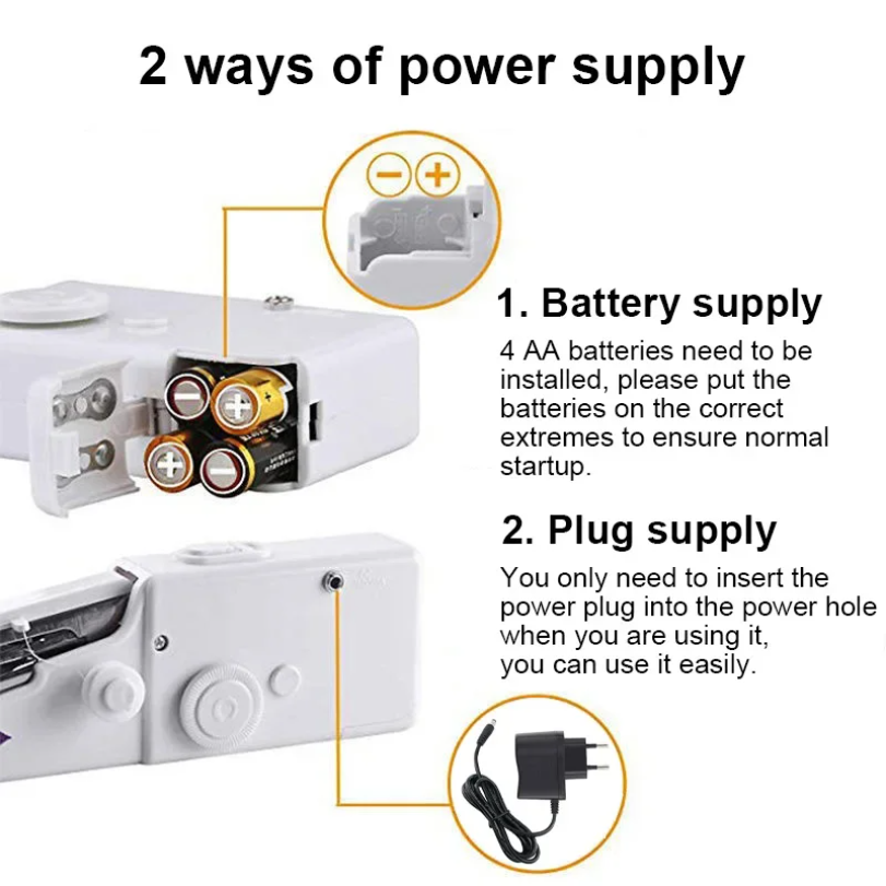 Draagbare handmatige naaimachi - Mini Electric Sewing Machine Handheld recensie en prijs