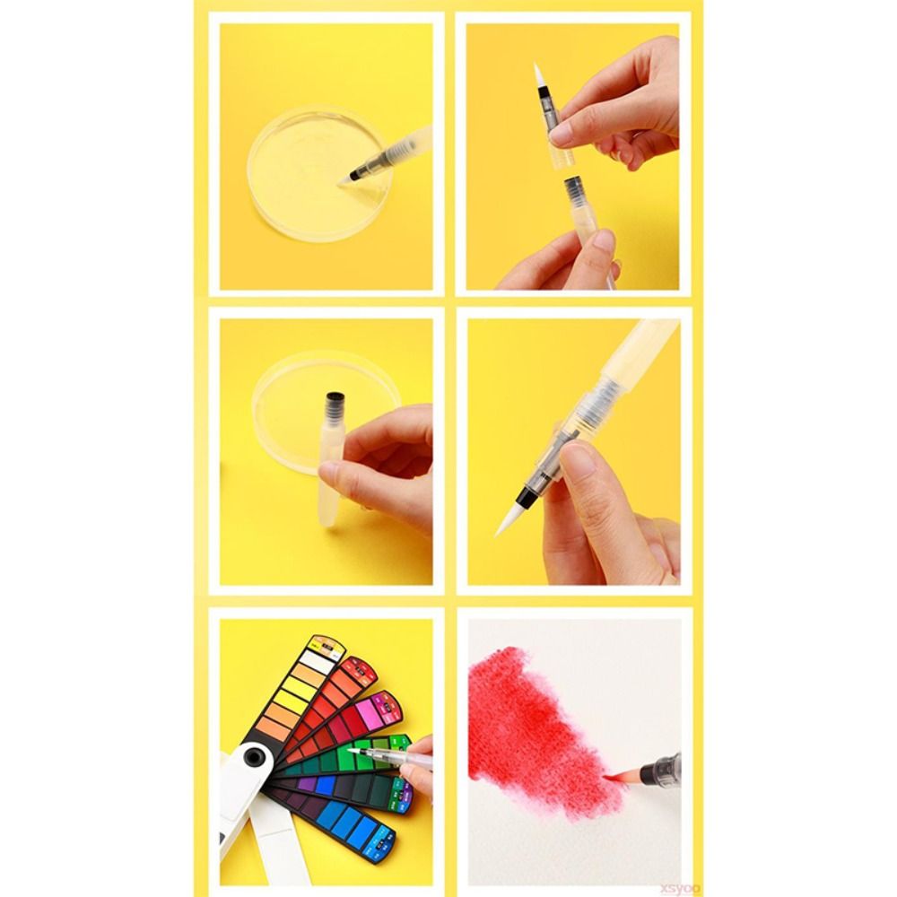 Draagbare opvouwbare aquarelve - Watercolor Paint Set Solid Pigment recensie en prijs