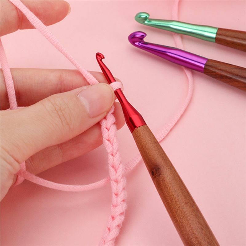 A11E-haaknaaldenset, ergonomis - Wooden Crochet Hooks Ergonomic Handle recensie en prijs