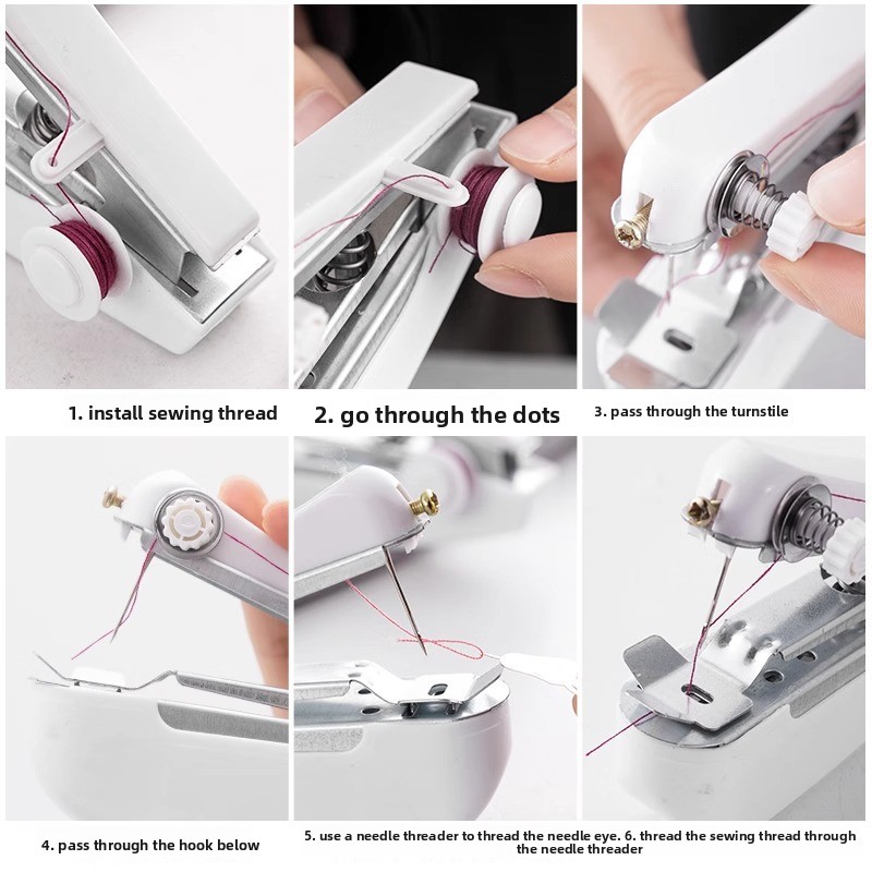 Draagbare handnaaimachine voor - Mini Electric Sewing Machine Handheld recensie en prijs