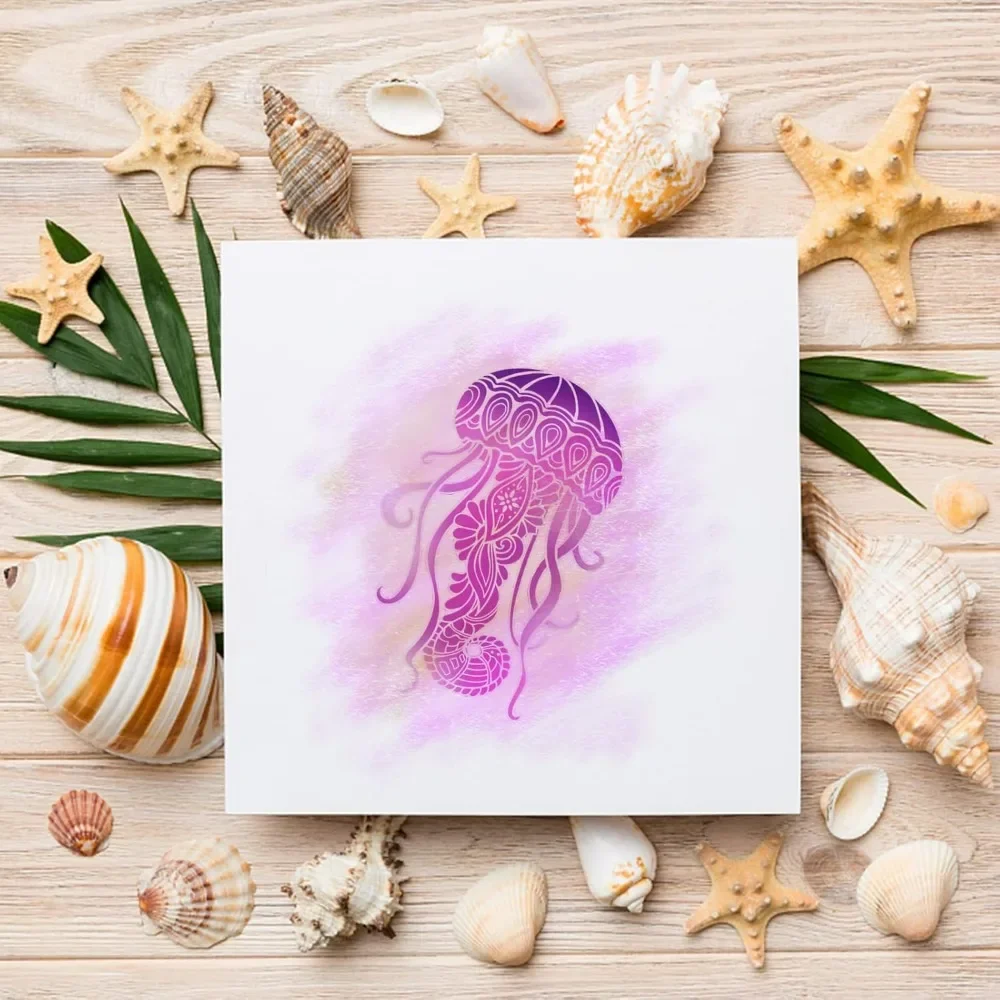 Ocean Life Clear Stamps Zeediv - Clear Silicone Stamps For Card Making recensie en prijs