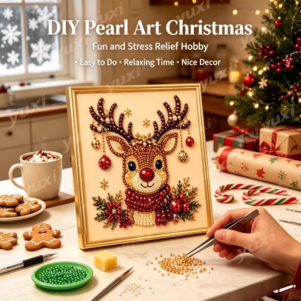 Kerst 5D Diamant Schilderij Ki - 5D Diamond Painting Kit Full Drill recensie en prijs