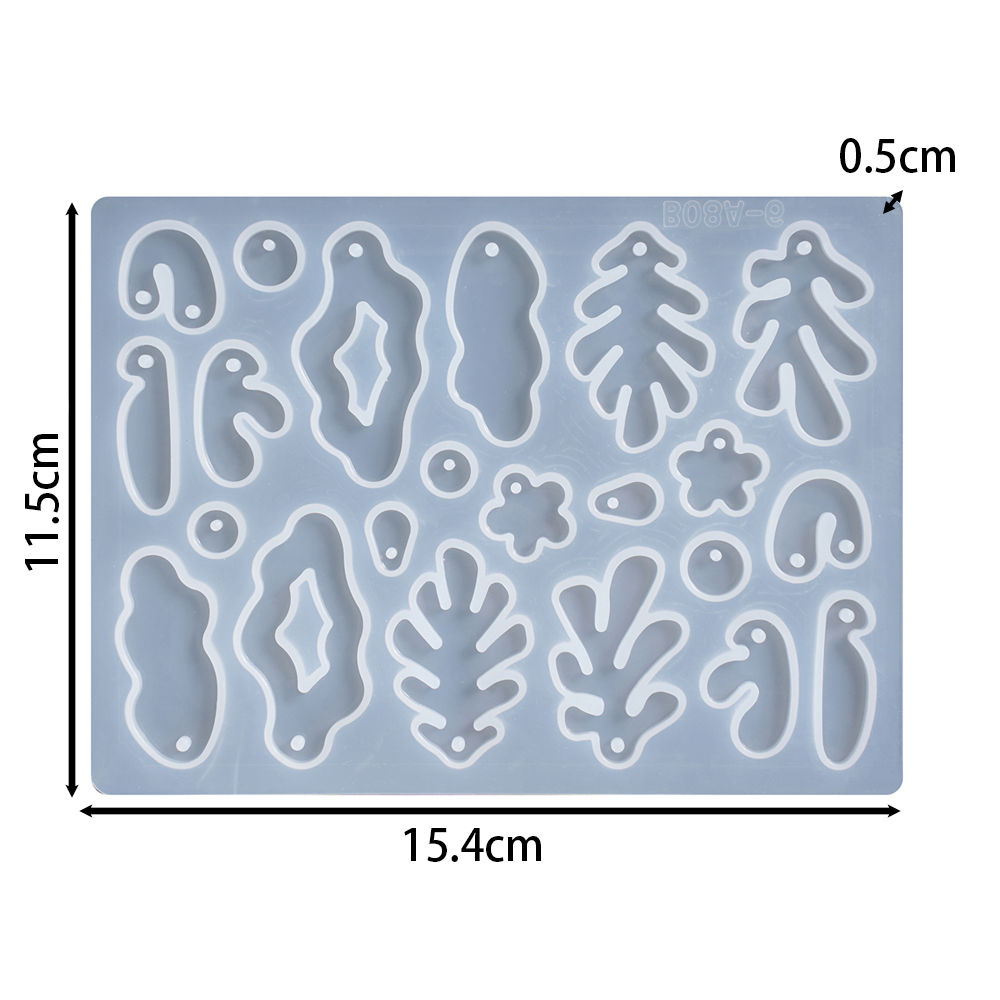 1 stks/partij Geometrische Oor - Silicone Epoxy Resin Molds Set recensie en prijs