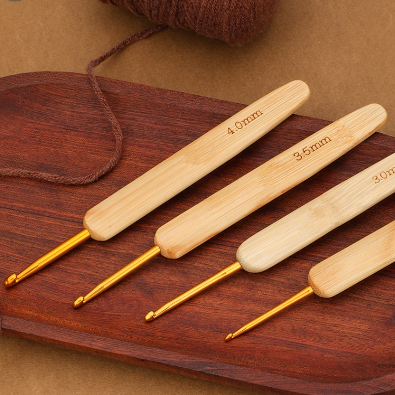 Bamboe Houten Handvat Haaknaal - Wooden Crochet Hooks Ergonomic Handle recensie en prijs