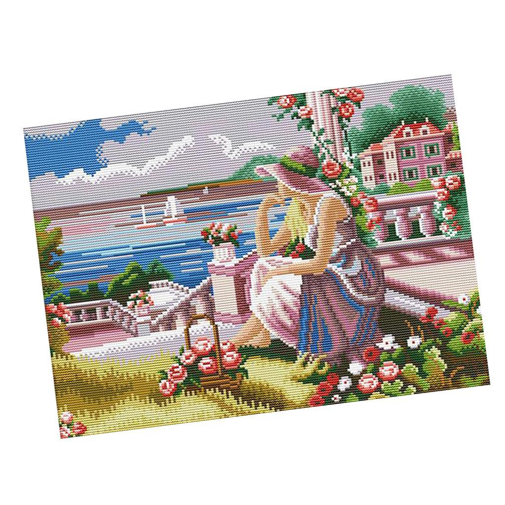 Gestempelde borduurpakketten V - Cross Stitch Stamped Kits Beginners recensie en prijs