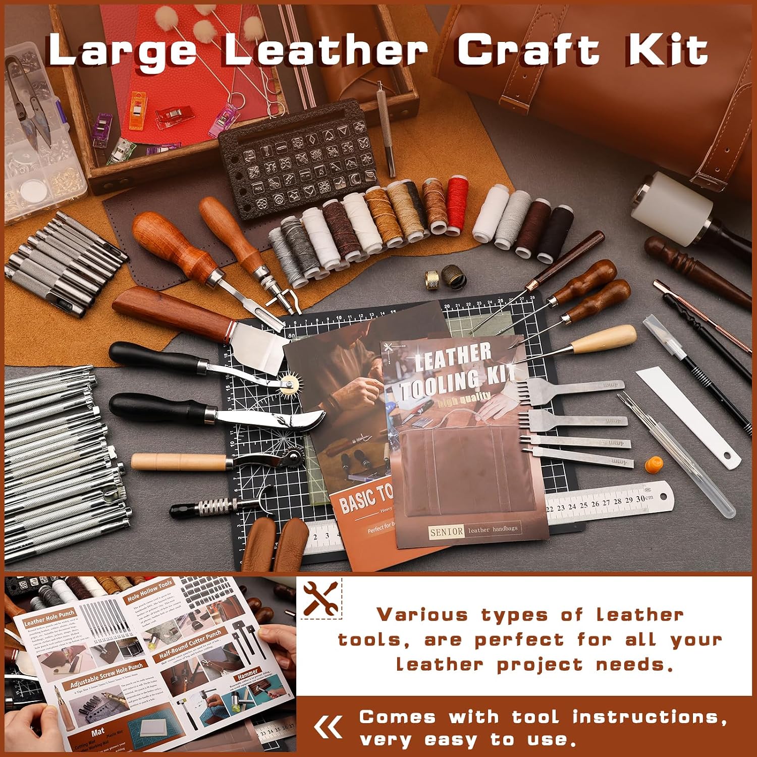 Lederbewerkingsset Lederen han - Craft Tools recensie en prijs