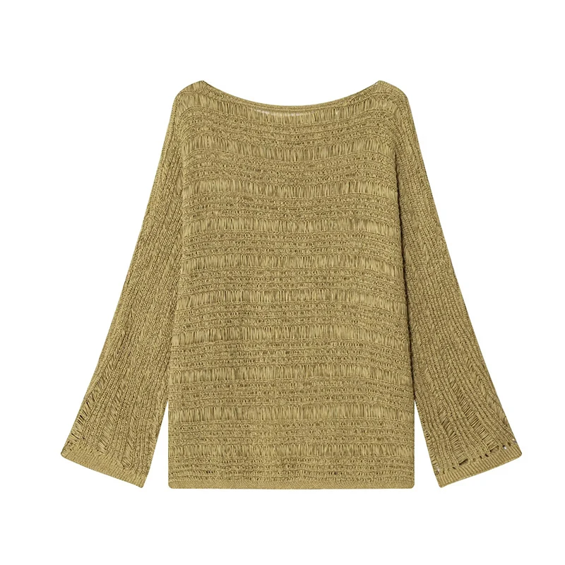 Vintage gebreide trui met boot - Embroidery recensie en prijs