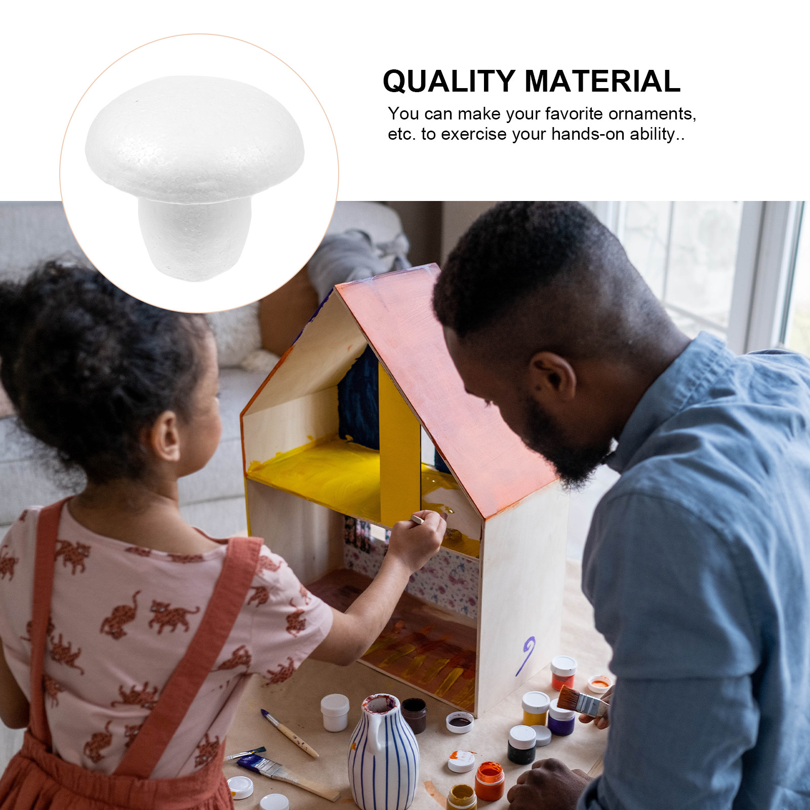 5 stuks schuimzwam DIY-modelle - Painting Supplies recensie en prijs