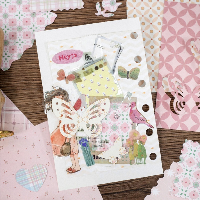 1 pak/200 stuks vintage bloeme - Vintage Junk Journal Scrapbooking Paper recensie en prijs
