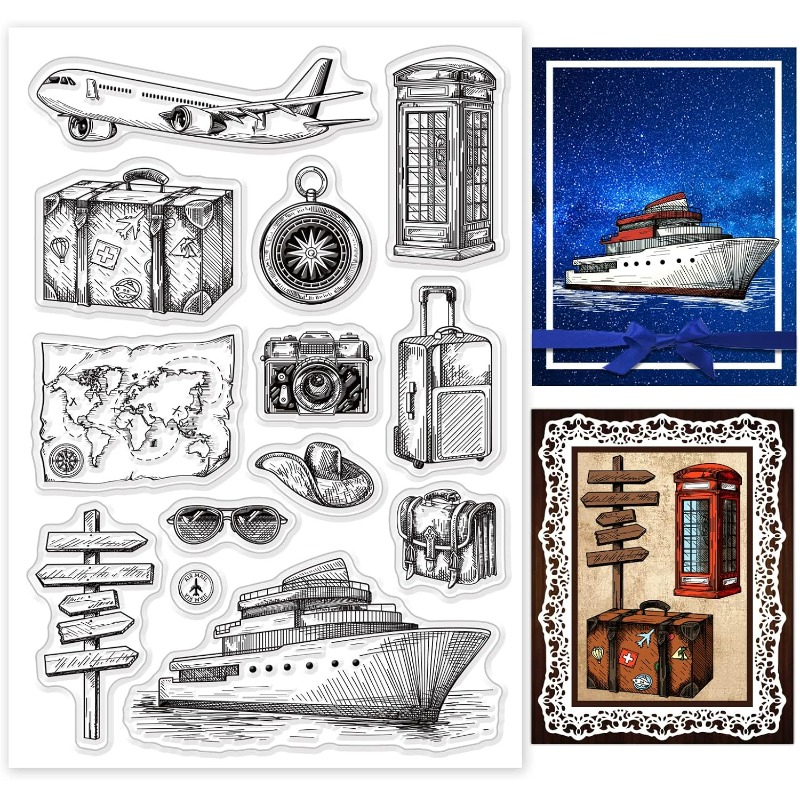 Reizen siliconen duidelijke st - Clear Silicone Stamps For Card Making recensie en prijs