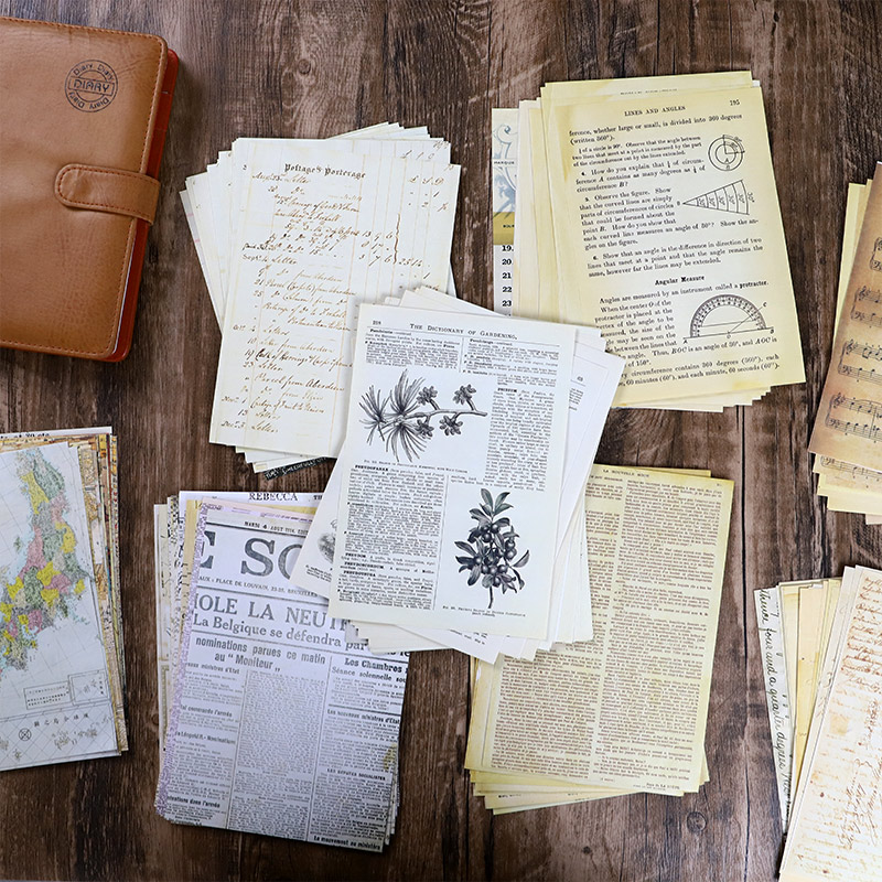 30 stuks oude kaart bloem lett - Vintage Junk Journal Scrapbooking Paper recensie en prijs