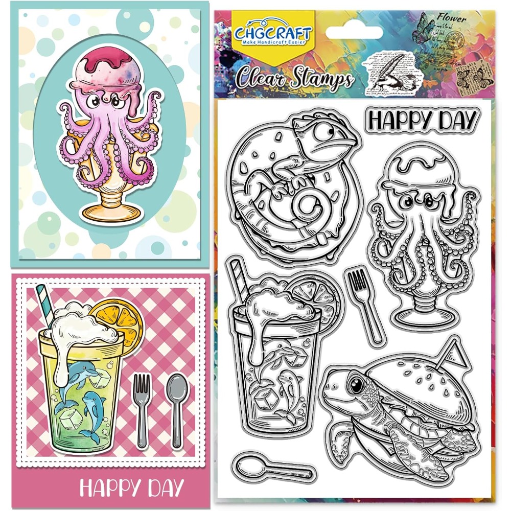 Zeedieren duidelijke stempels  - Clear Silicone Stamps For Card Making recensie en prijs