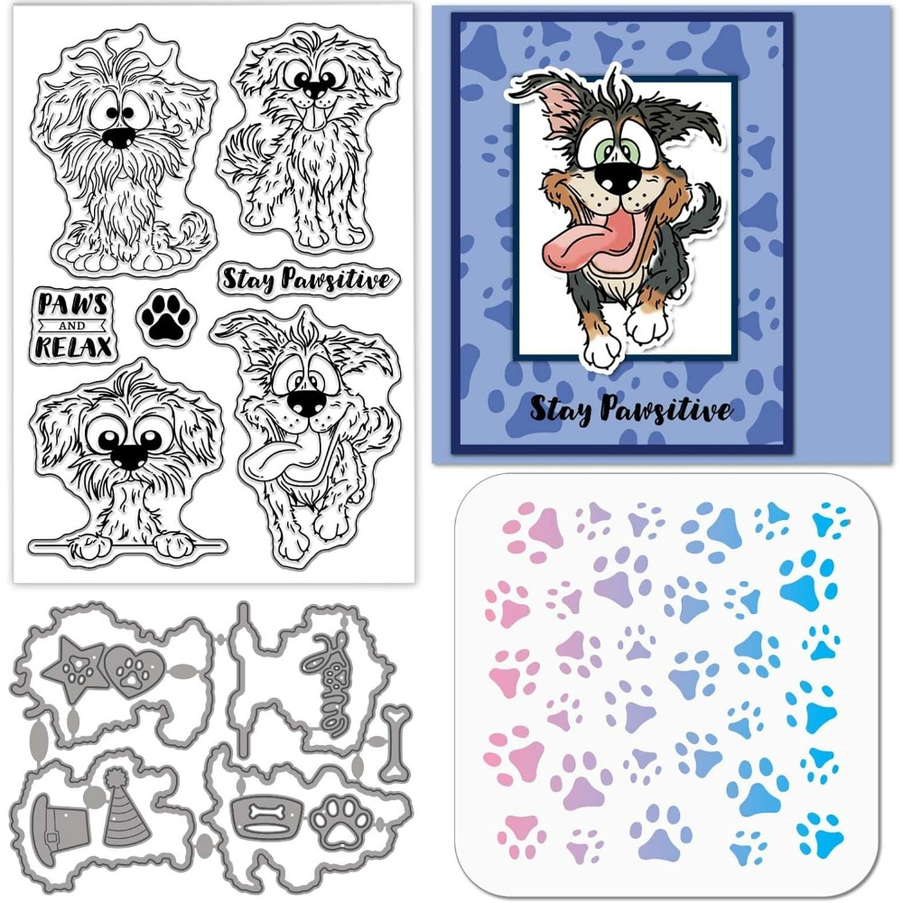 Comic Dog Clear Silicone Stemp - Clear Silicone Stamps For Card Making recensie en prijs