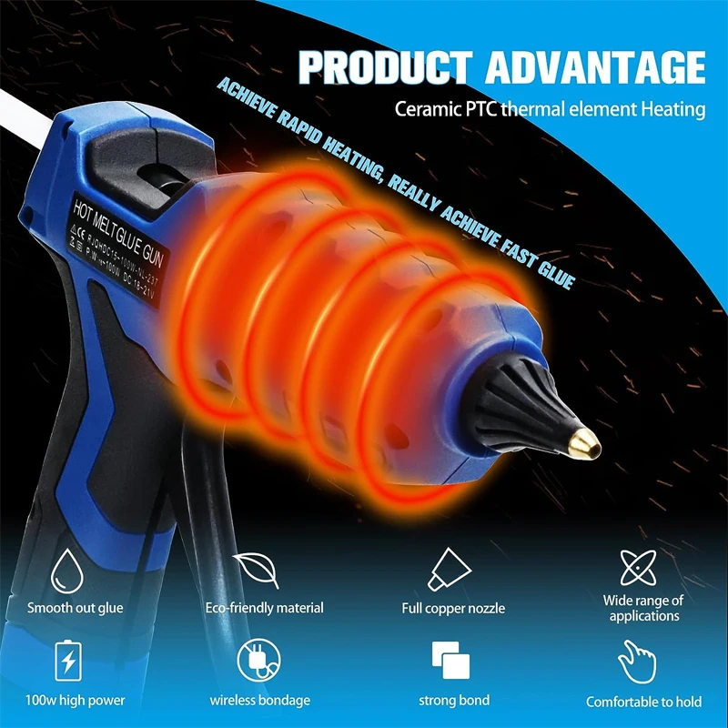 Draadloze lijmpistool voor Bos - Hot Melt Glue Gun Cordless recensie en prijs