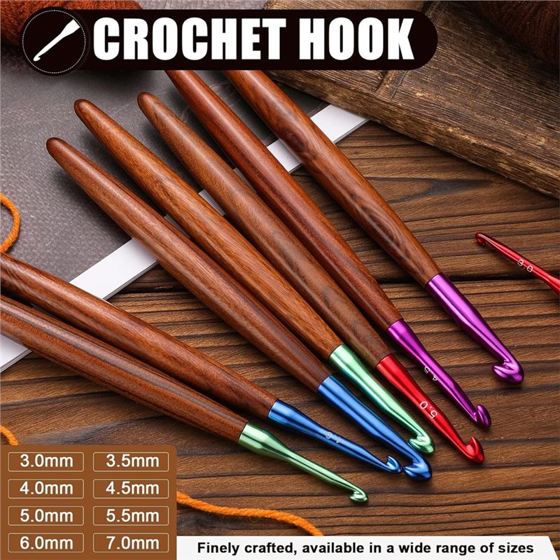 【LAATSTE KANS】Ergonomische haa - Wooden Crochet Hooks Ergonomic Handle recensie en prijs