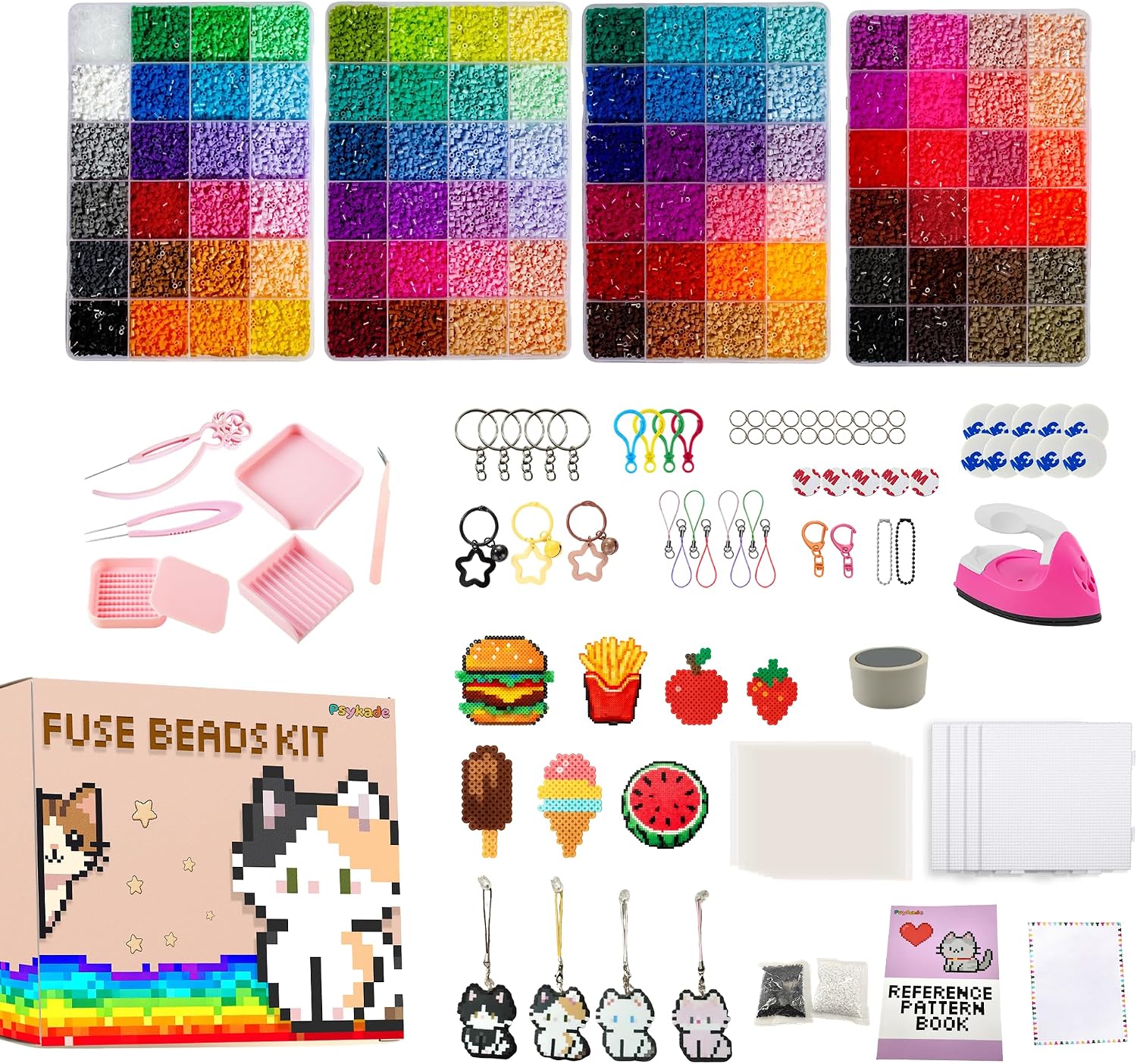 Fuse Beads Kit-Easy DIY-96 kle - Beading recensie en prijs