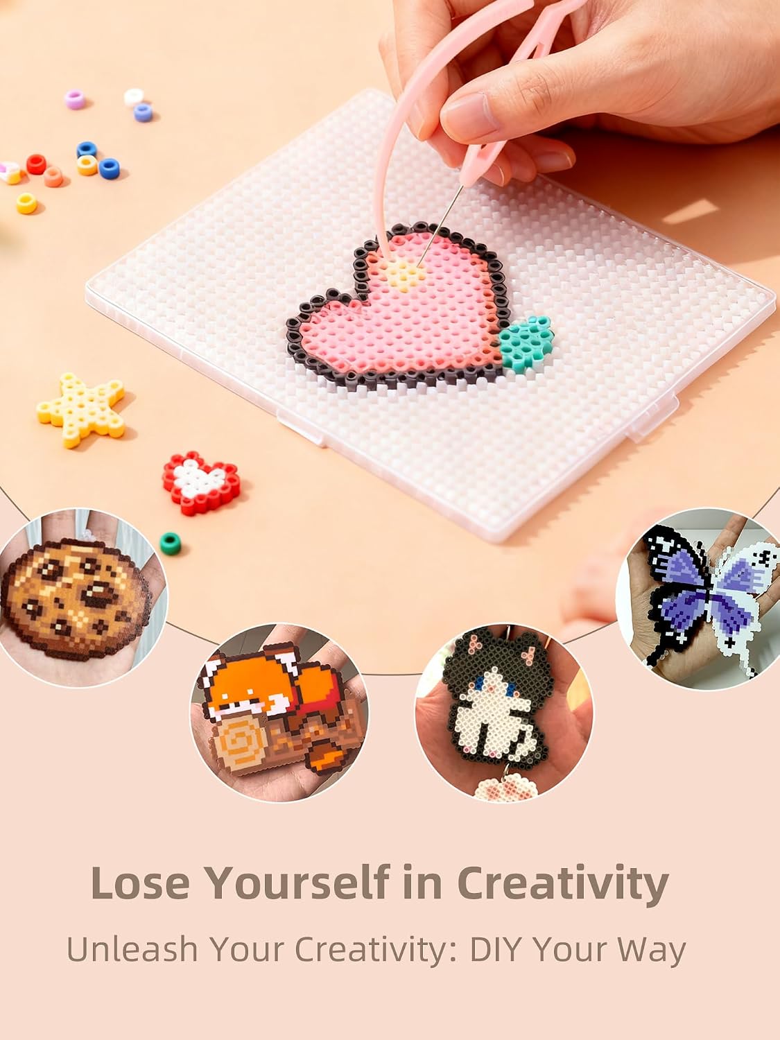 Fuse Beads Kit-Easy DIY-96 kle - Beading recensie en prijs